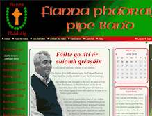 Tablet Screenshot of fiannaphadraigpipeband.org